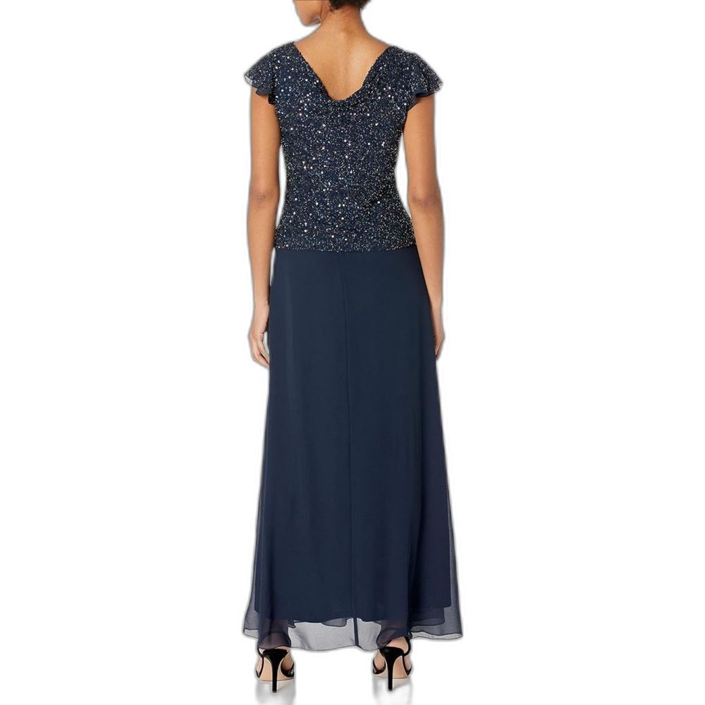 J Kara Women's Plus Size Flutter-Sleeve Embellish… - image 2